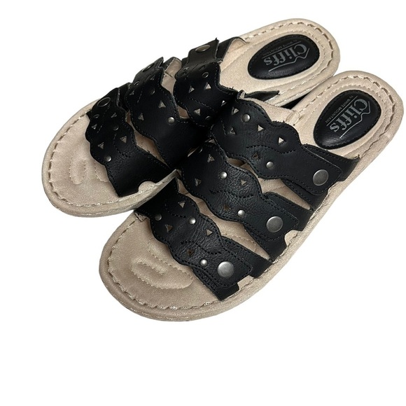 NWT Women's Cliffs by White Mountain Caring Wedge Sandals 10 - Picture 2 of 4